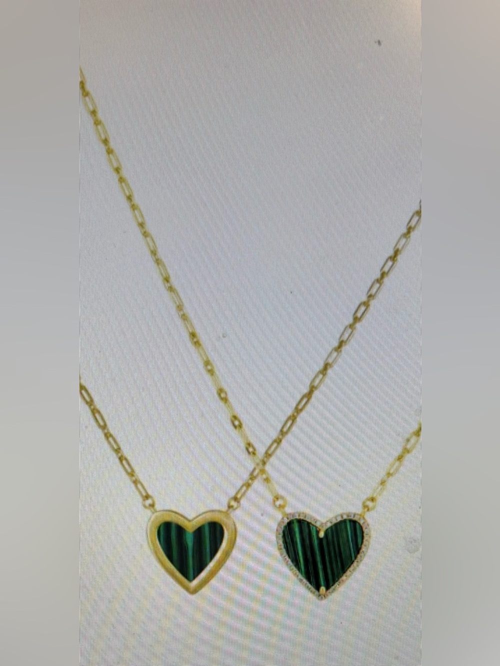 MB Styles Reversible Heart Necklace